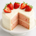 Easy Strawberry Cake Recipe With Fresh Strawberries