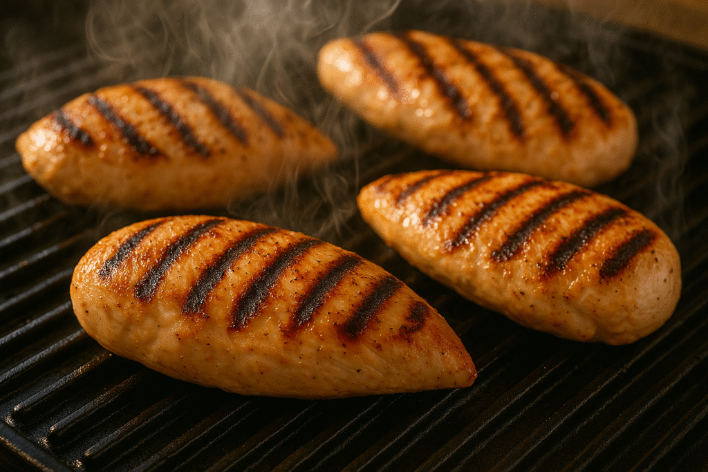 Grilling the Chicken