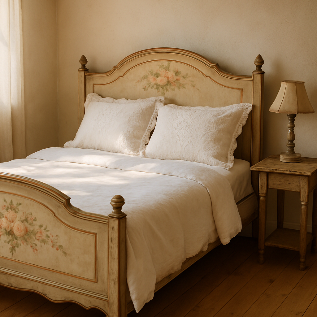 Hand-Painted Bed Frames for a Statement Look