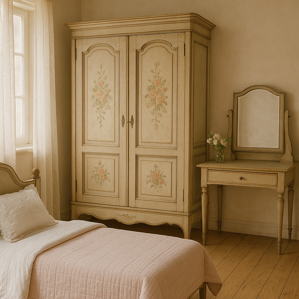 Hand-Painted Wardrobes as Focal Points