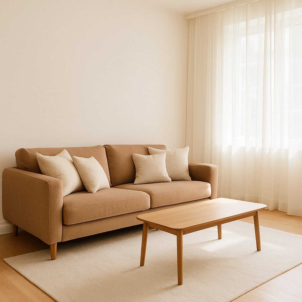 Light Brown Décor for a Soft, Airy Look