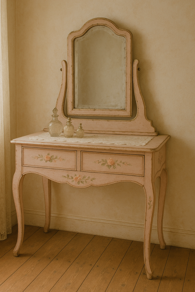 Vintage Vanities with Soft Pastel Finishes