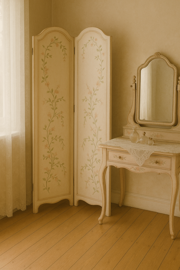 Wall Panels & Screens Hand-Painted in Vintage Style