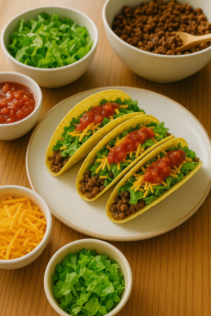 15-Minute Ground Beef Tacos
