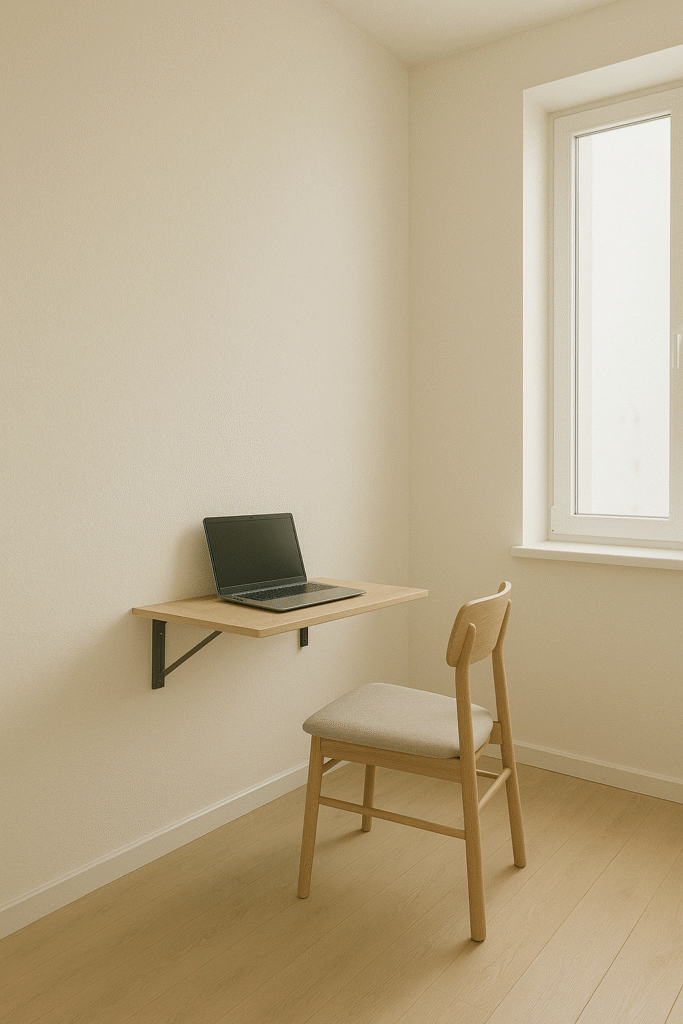 Add Foldable or Hidden Desks