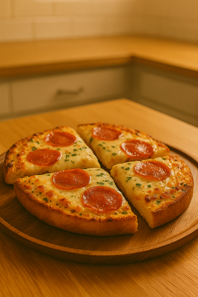  Cheesy Garlic Bread Pizza