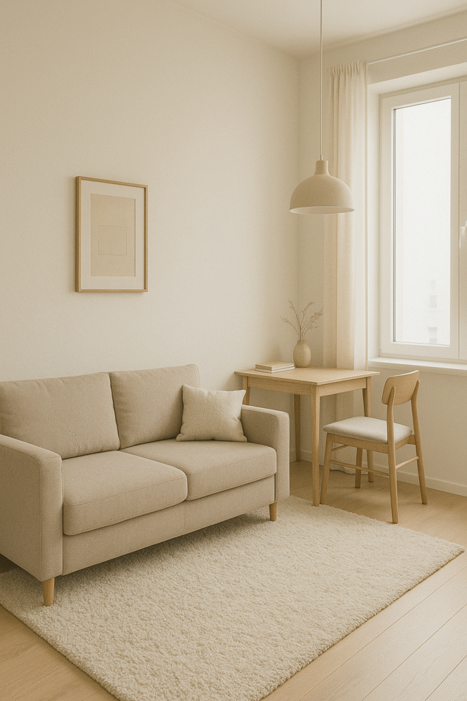 Create Defined Zones with Rugs or Lighting