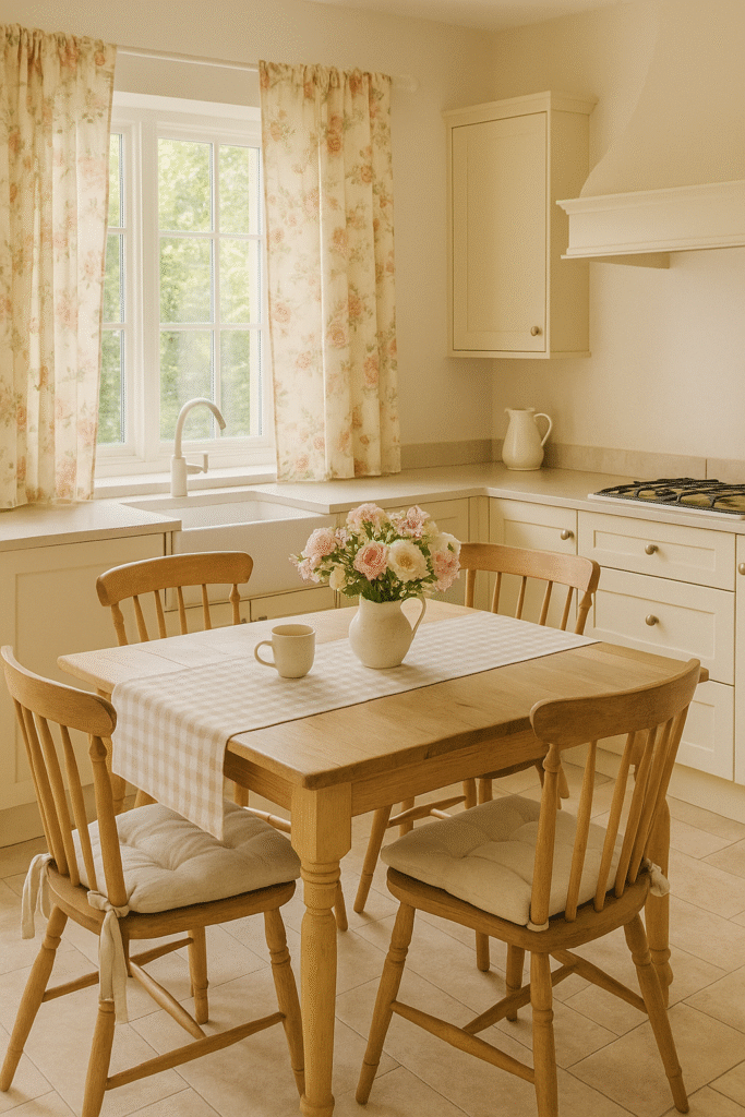 Floral or Patterned Textiles for a Provincial Touch