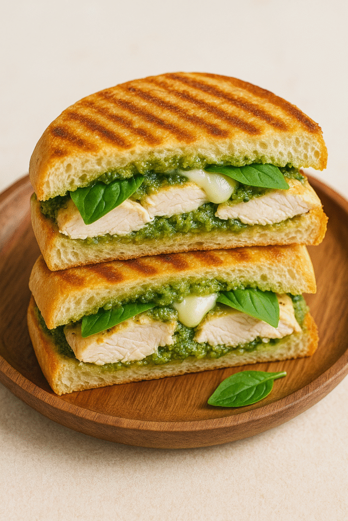Grilled Chicken Pesto Panini
