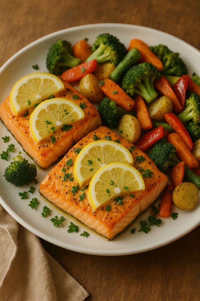 Lemon Herb Grilled Salmon