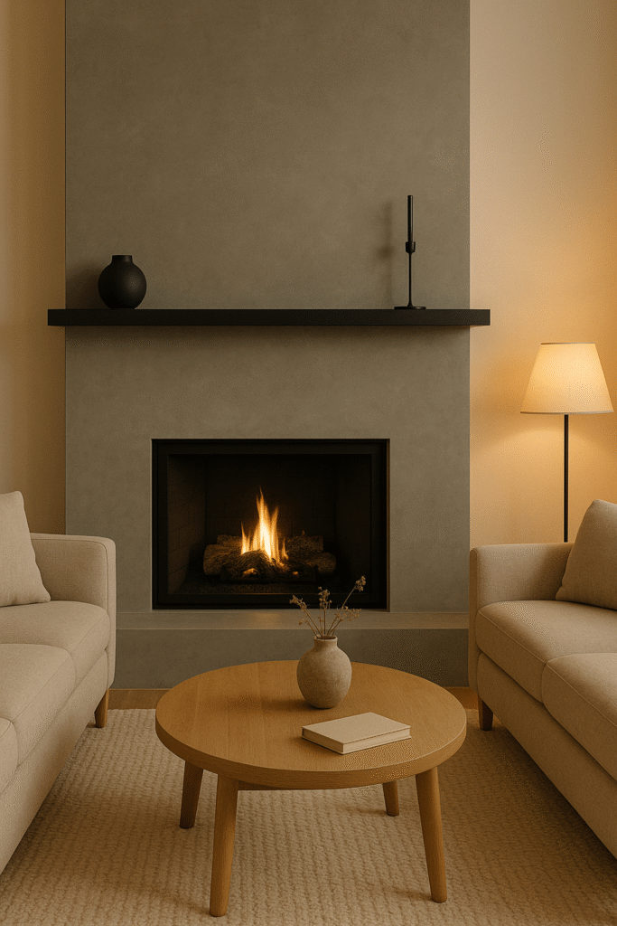 Minimalist Concrete Surround for a Modern Edge