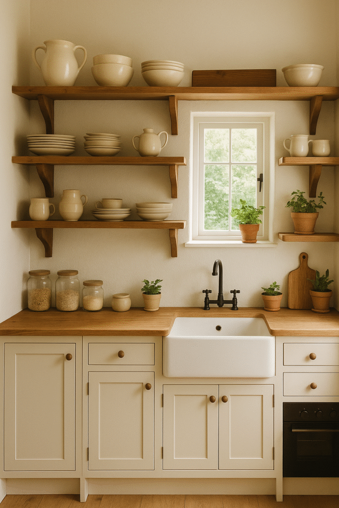  Open Shelving for Airy Charm