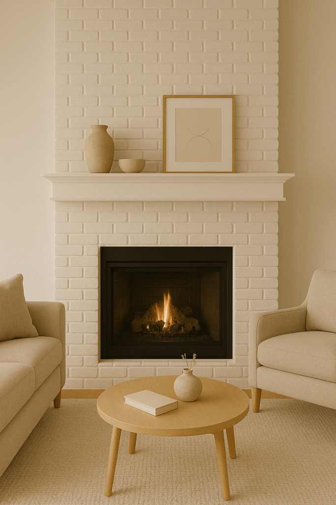 Painted Brick for an Affordable Makeover