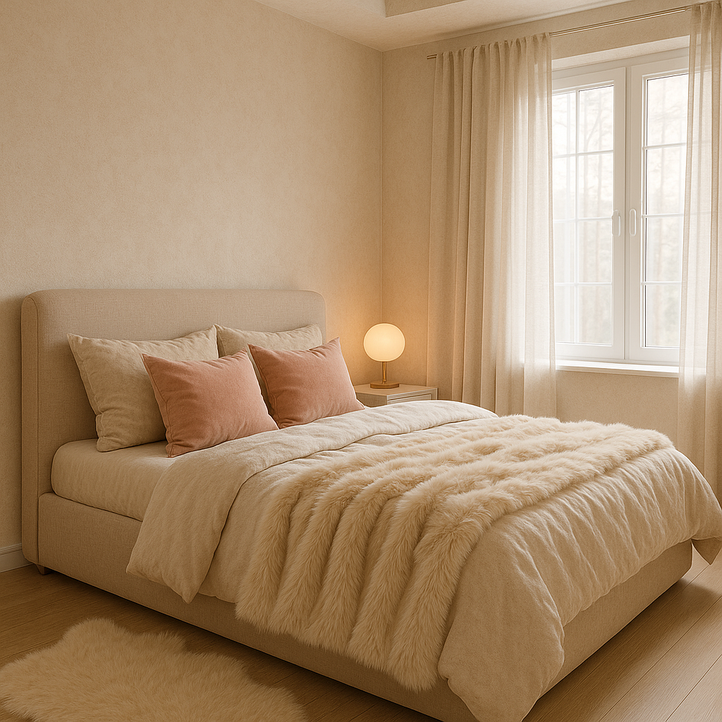 Plush Bedding & Cozy Textures