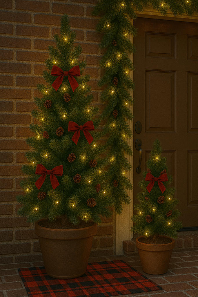 Potted Christmas Trees or Mini Evergreens