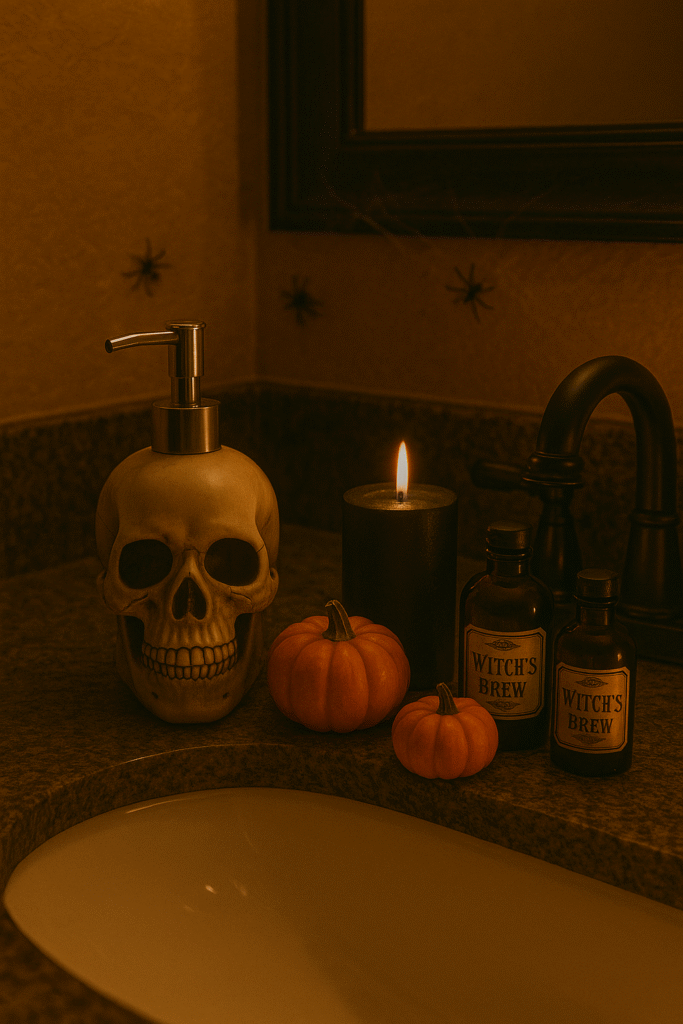 Style a Spooky Sink Setup