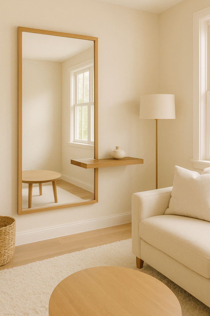 Use Mirrors to Double the Visual Space