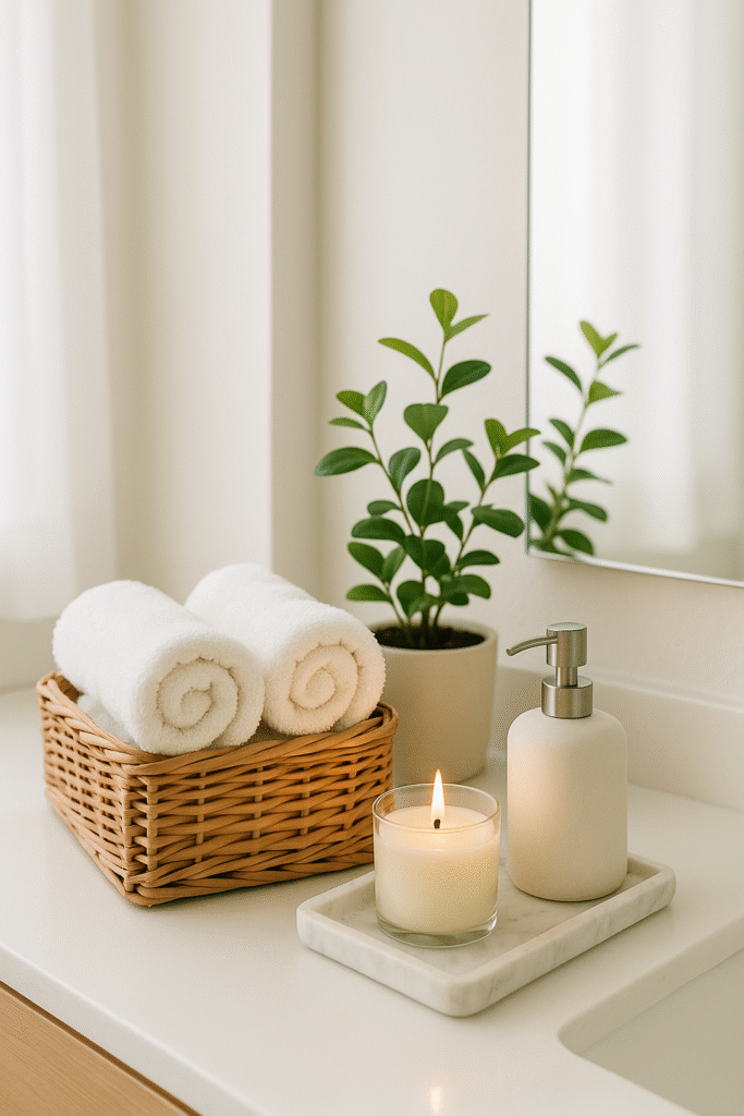 Display Pretty Towels or Washcloths