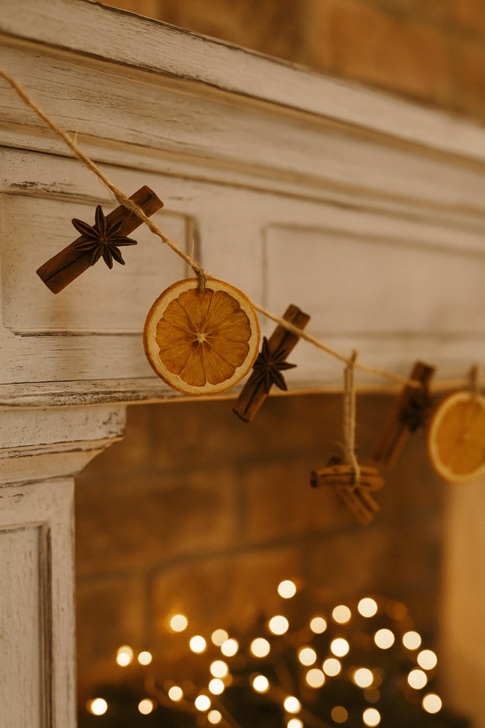 Dried Orange & Cinnamon Garland