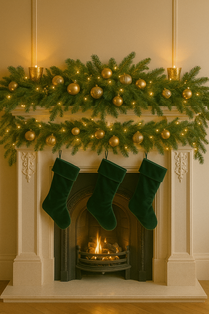 Glamorous Fireplace Mantel Styling