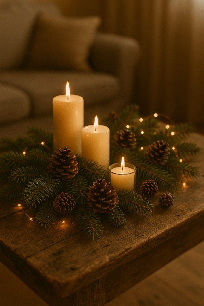 Rustic Charm with Greenery & Wood