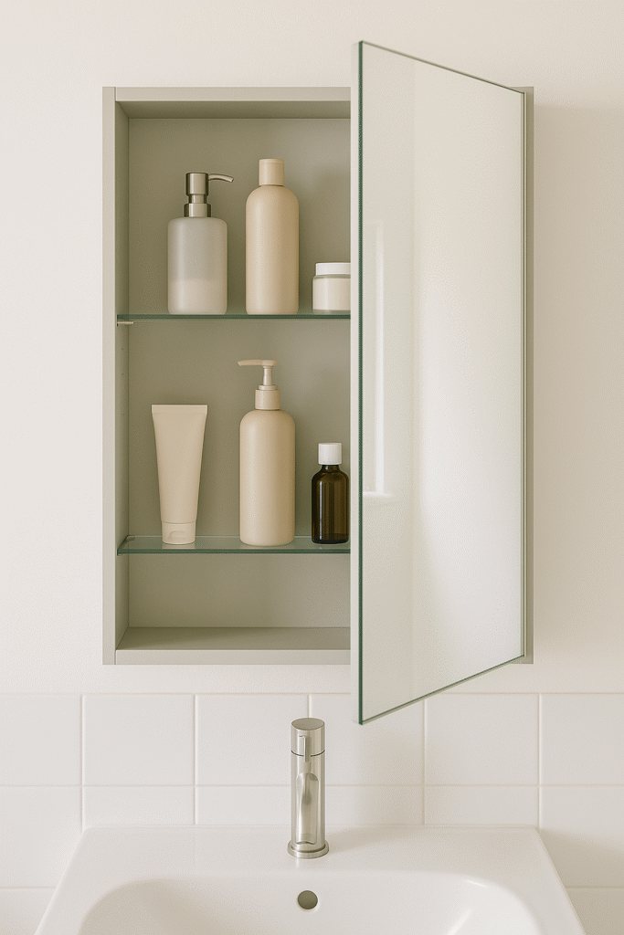 Use Storage Behind the Mirror