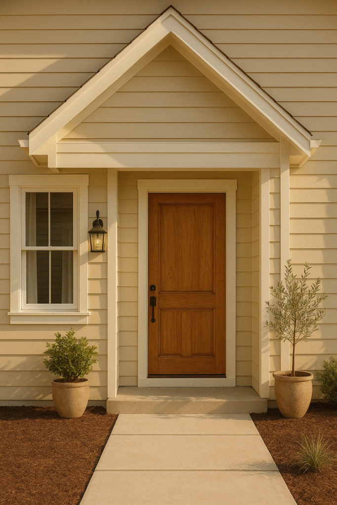 Warm Beige and Creamy White